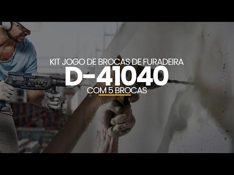 Kit Jogo de Brocas de Furadeira Para Concreto Com 5 Brocas D-41040 Makita