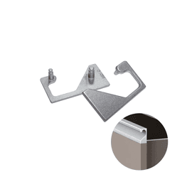 Ponteira Para Puxador Anodizado de 15 X 30 Mm 0257 Dmt