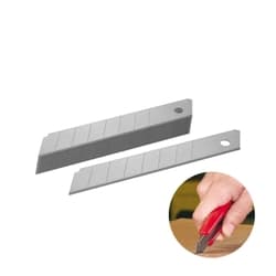 Lâminas Para Estilete 18 Mm Aço Caixa Com 10