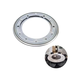 Rodízio Prato Giratório Redondo Fgvtn 310 Mm Em Aço Zincado Para Tampo Mesa