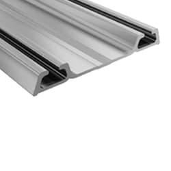 Trilho Inferior Em Inox de 18 Mm Para Porta de Correr de Guarda Roupas Rm023 Rometal