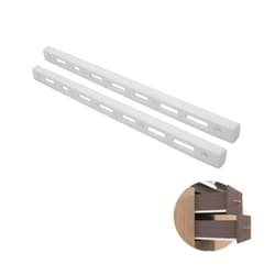 Corrediça Plástica 25 Cm Fixação Por Parafusos Para Gaveta Leve 5 Kg Par