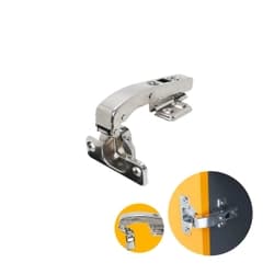 Dobradiça Hd 90 Graus Com Amortecedor Clip-on Portas de Canto Cego