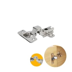 Dobradiça Hd 35 Mm Super Curva Sem Amortecedor Slide-on