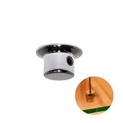 Flange Terminal Cromada Para Prateleiras Em Cabo de Aço Sc120 Rometal