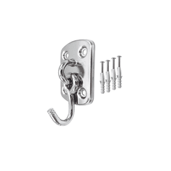 Gancho de Rede de Descanso Em Aço Cromado União Mundial