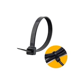 Abraçadeira Nylon Preto 4,8 X 200 Mm Pacote Com 100