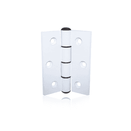 Dobradiça Comum Em Alumínio Branco 70 X 64 Mm Mk