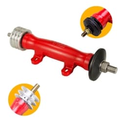 Eixo Serra Bancada Nº 00 1/2 Polegada Polia de 2 Canais Somar