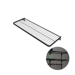 Prateleira Aramada Modular Preto de 90 X 40 Cm Para Organização de Closet Mo0110