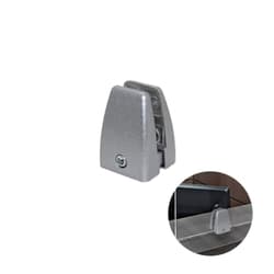 Suporte Para Fixa Divisorias Piso E Parede Na Cor Prata