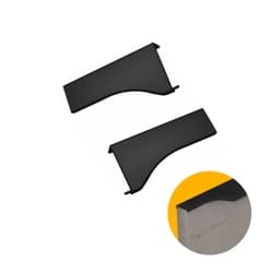 Ponteira Para Puxador Facetato Preto de 20 Mm Pe183 Rometal