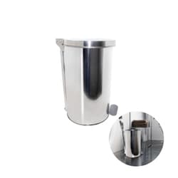 Lixeira Pedal Aço Inox 20 Litros