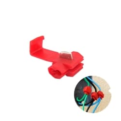 Conectores de Derivação Para Fios Elétricos 0.5 A 1,5mm² Vermelho