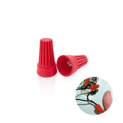 Conector Isolante Elétrico P6h Para Fios Vermelho