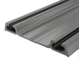 Trilho Inferior Anodizado Para Porta de Correr 15 Mm Rm022