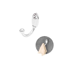 Cabide Gancho Para Parede Pequeno Simples Cromado