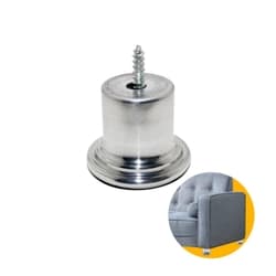 Pé de Alumínio 6 Cm Altura Para Camas Box