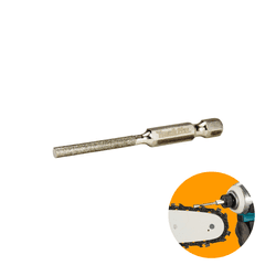 Lima de 4.0 Mm Com Encaixe de 1/4' Pol Para Afiar Motosserra D-73748 Makita