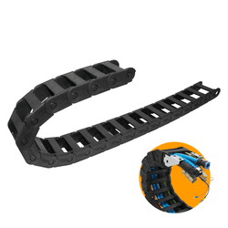 Esteira Deslizante Fechada de 26 X 56 Mm Para Porta Cabos Lx26 Com 1 Metro Linkx