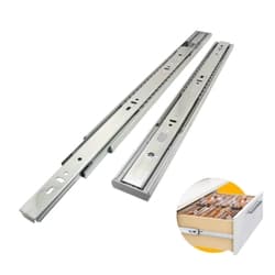 Corrediça Trilho Telescópico H45 Soft Closing 350 Mm 40kg - Hd