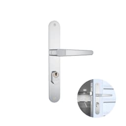 Fechadura Em Inox Gorje Para Porta Residencial Externa de 25 A 35 Mm 501-502/03 Stam