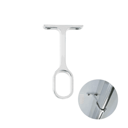 Suporte Central Para Tubo Cabideiro Oblongo